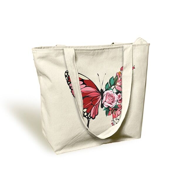Butterfly Canvas Cross Body Bag - Image 1