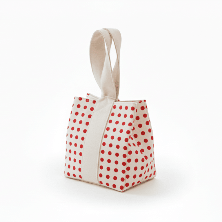 Gift Bags with Red Dots – Pack Of 5 - Image 1