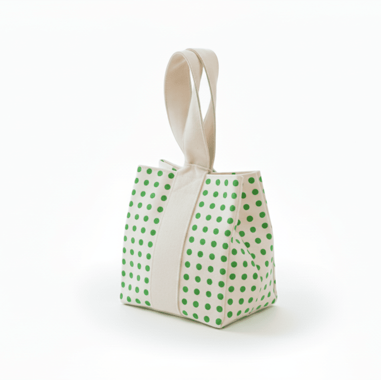Gift-bag-green-dots-1-e1776778603756.png Green Dots Gift Bags – Pack of 5 - Image 1