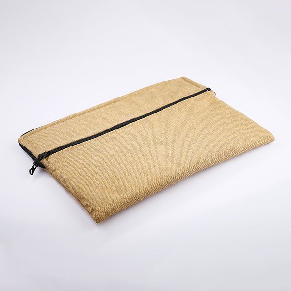 Jute Brown Laptop Sleeve main Jute Brown Laptop Sleeve main