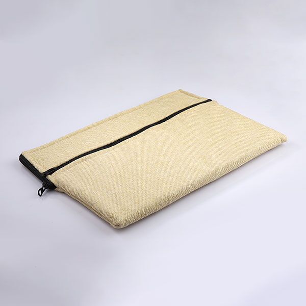 Jute Golden Laptop Sleeve