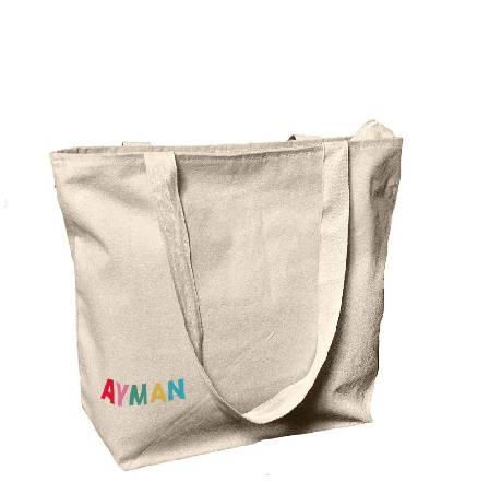 New-Project-2025-12-08T120407.640.jpg Cross Body Canvas Customized Name Bag - Image 1