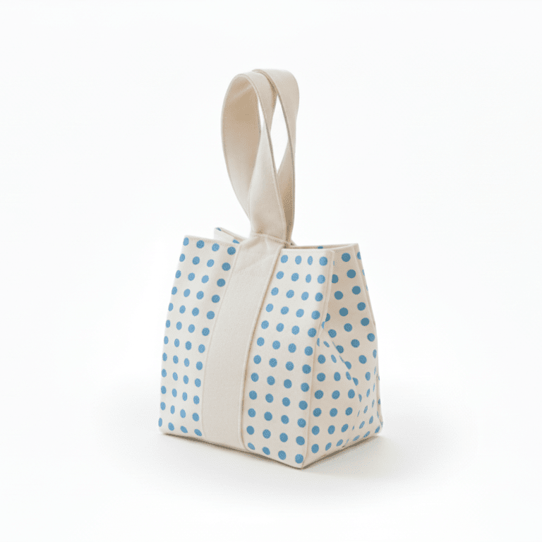 Gift-Bag-baby-blue-dot-1-e1776779342771.png Baby Blue Dots Gift Bags- Pack of 5 - Image 1